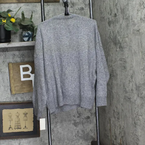 NEW State Of Day Indulge Rest Sweater Pewter Lounge 100188601MS Pewter Gray L - Image 2