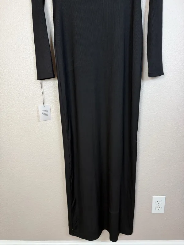 Revolve All The Ways Anneliese Maxi Dress in Black size Large NEW $68 - Image 6