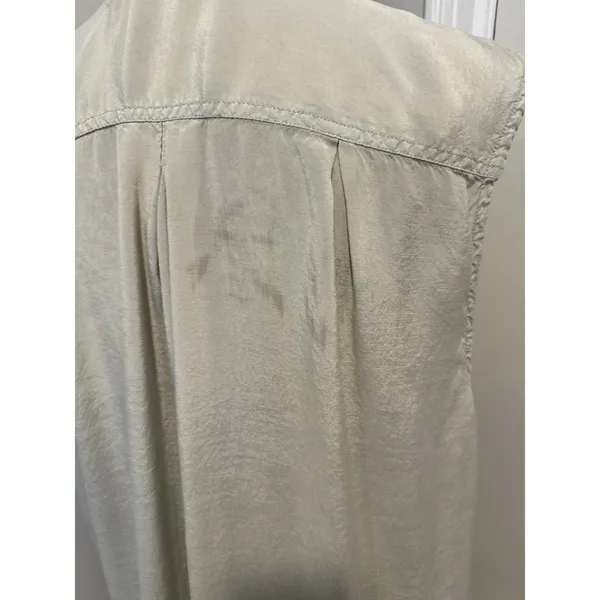 Free People Sz: S We The Free Lightweight Sleeveless Button Front Dress Pockets - Image 13