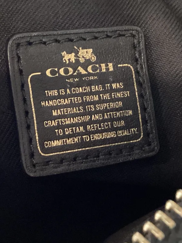 Coach Metallic Leather Swagger Swingpack Crossbody 36502 - Image 8