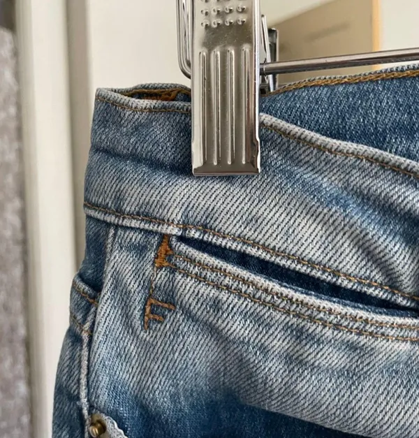 Frame Blue Le High Straight Leg Jeans - Image 7