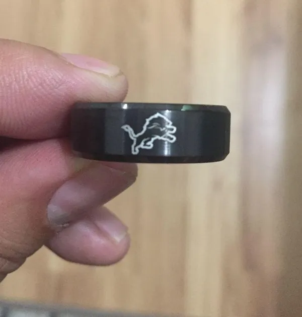 Detroit Lions Black Ring - Image 2