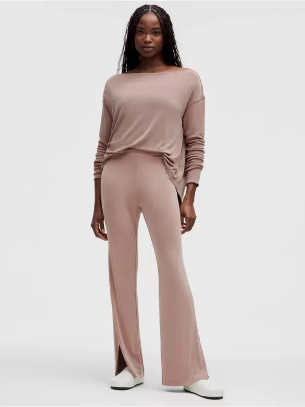 NWT Lululemon Softstreme Off-The-Shoulder Long-Sleeve Shirt relaxed fit size xs - Image 4