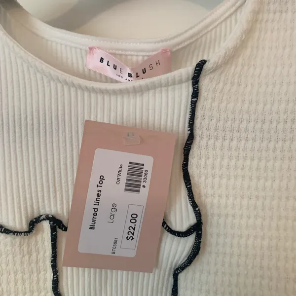 NWT blue blush boutique top - Image 3