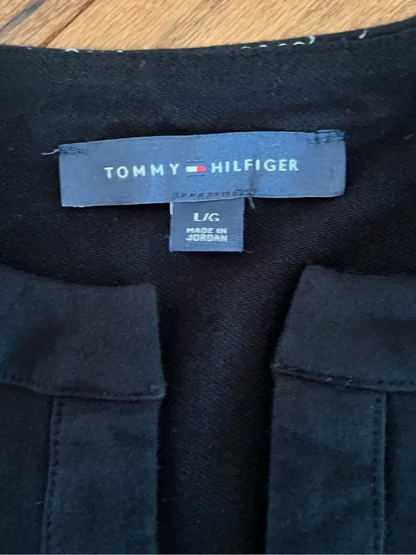 Tommy Hilfiger Black Military Jacket with Gold-Tone Buttons - Image 6