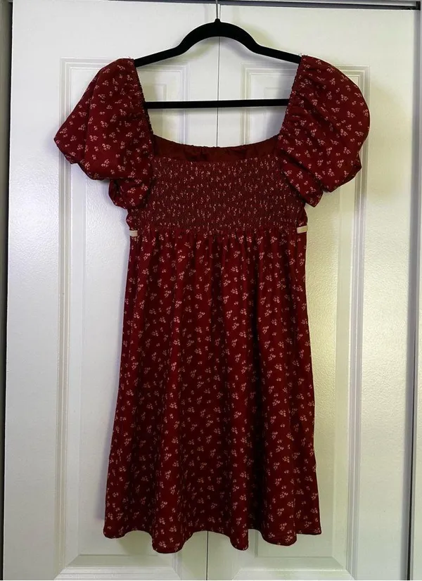 Altar’d State Jasper Floral Bow Dress Small NWOT - Image 3