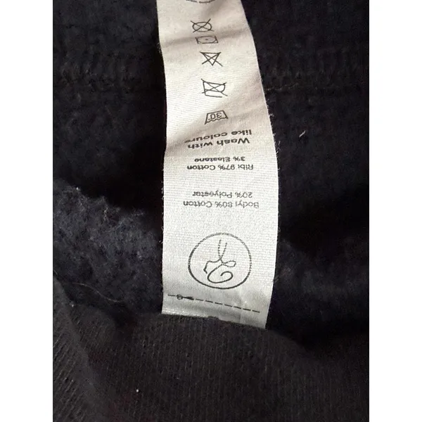 Women's Black Cropped Half - Image 5