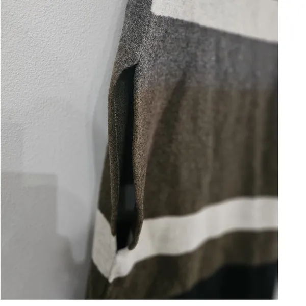 Anthropologie Tabitha Poncho Sz Med Wool Sweater Lagenlook Boxy Casual‎ - Image 8