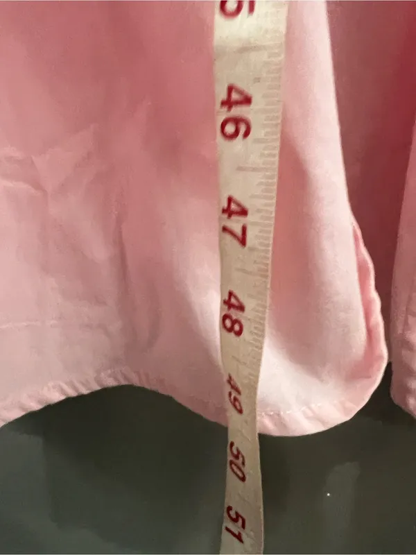 MABL size medium Pink Sundress with Orange Tie Straps - Image 7