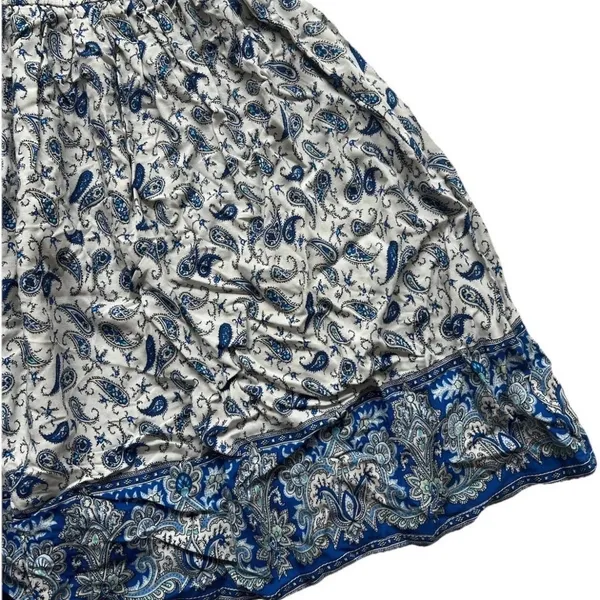 NWT Varga Paisley Women’s Mini Dress M Beach Boho Vacation Resortwear Coastal - Image 4
