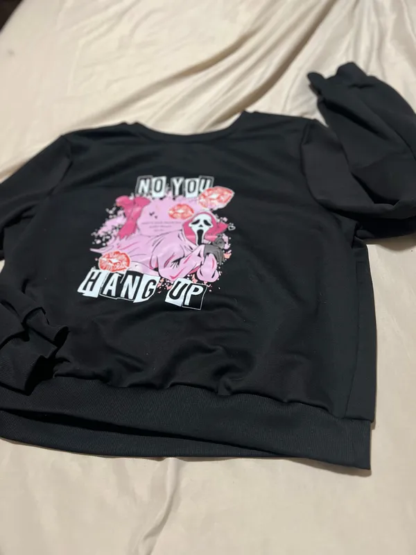 Scream Halloween crew neck Black - Image 2