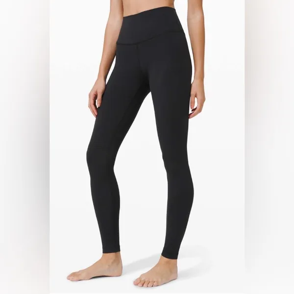 Lululemon Align High Rise Black Leggings Size 4 - Image 3