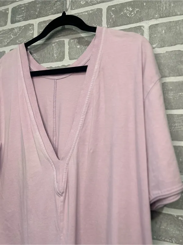 Free People‎ Lavender Purple Hot Shot Tee Romper Size Small - Image 7