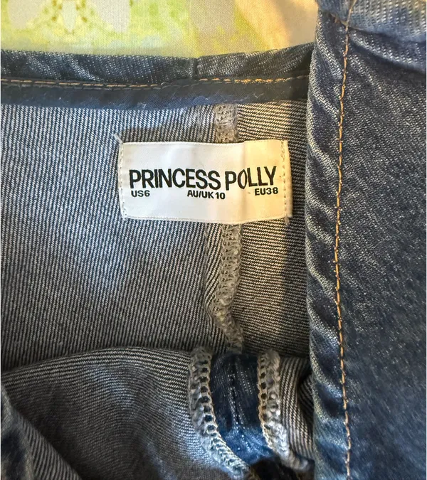 Princess Polly Mini Denim Dress - Image 7