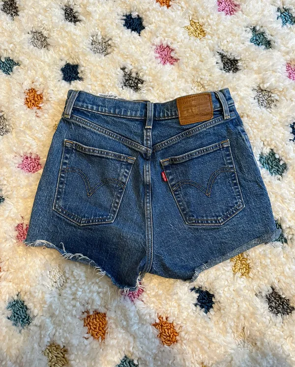 Ribcage Denim Shorts - Image 2