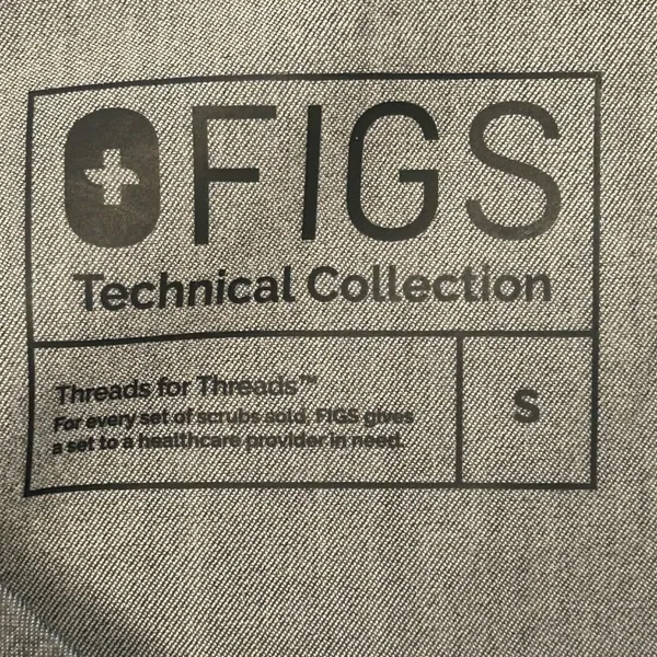 Figs Limited Edition Tokha professional scrub pant straight leg gray NWT S REG - Image 3
