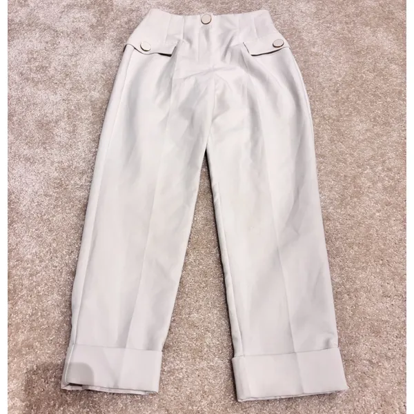 Zara high waisted button pants  - Image 3