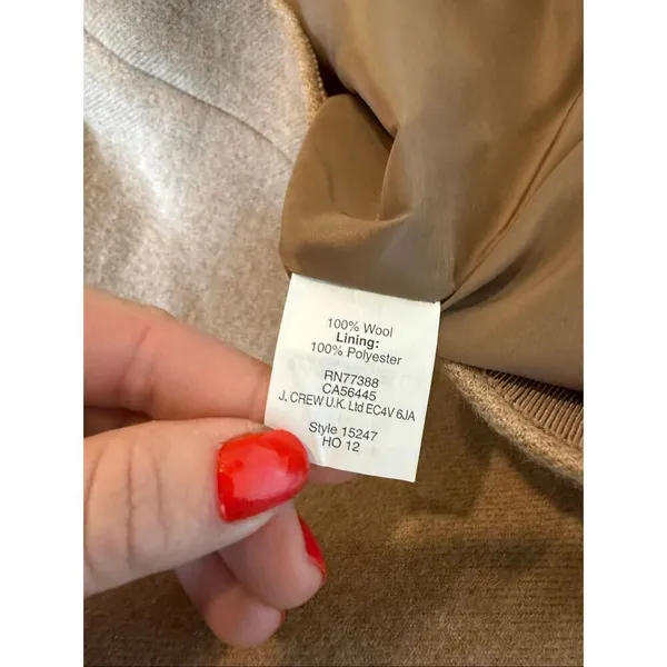 J.crew Camel100% wool No. 2 pencil skirt size 6 petite - Image 7