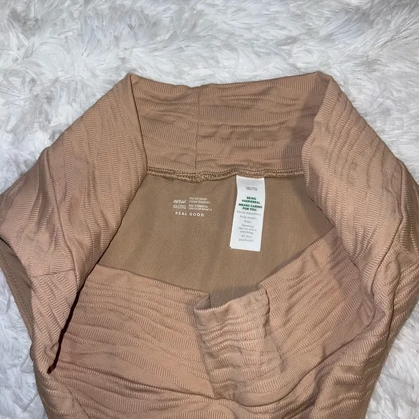 NWT Aerie Tan / Nude High Wasted Swimsuit Bottom size XXL Plus Size 2XL - Image 3