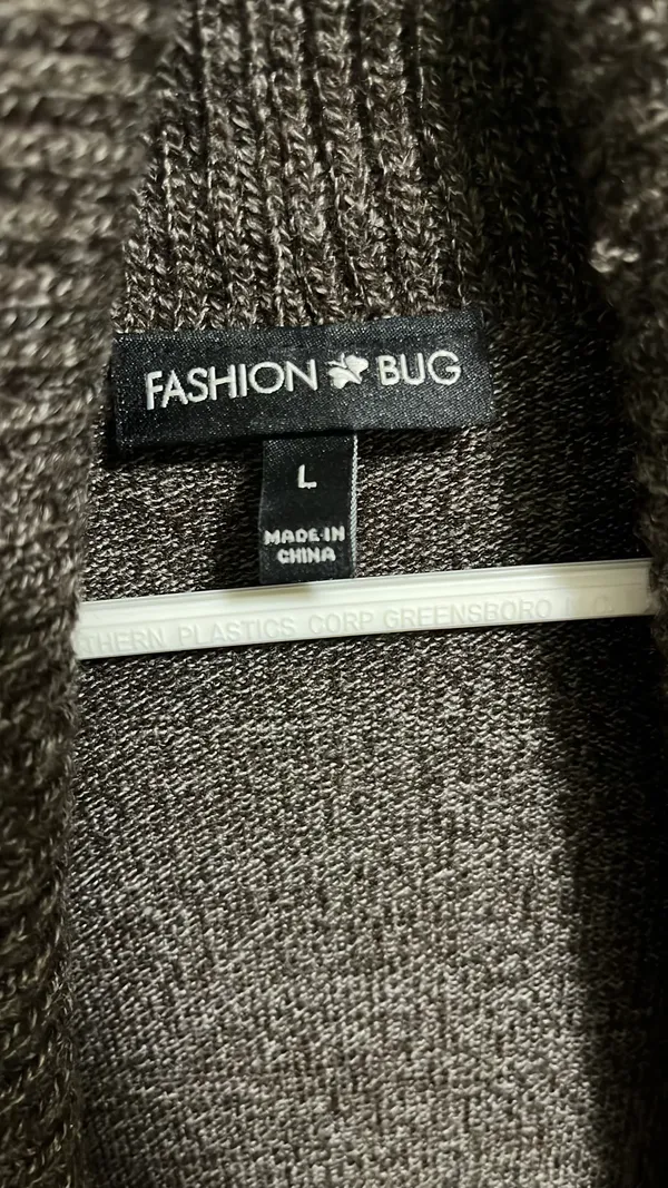 Brown Sweater / Cardigan Size L - Image 3