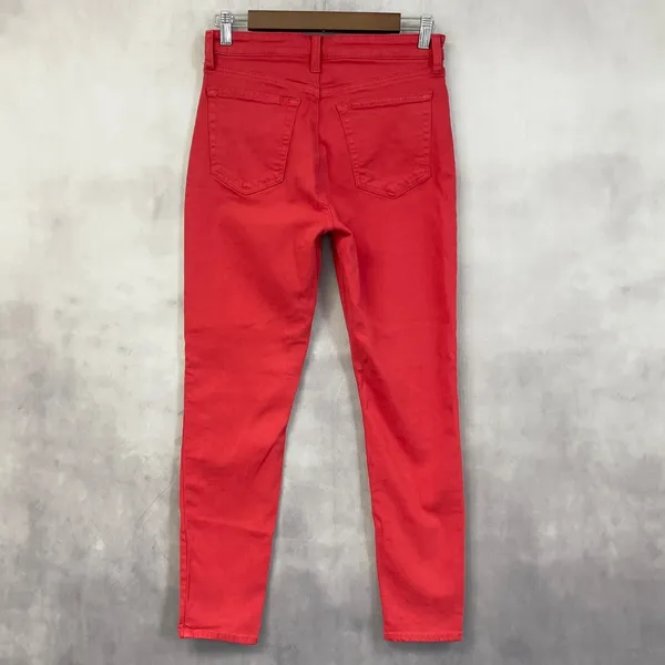 Lucky Brand Bridgette Skinny Jeans Women 6/28 Red‎ Stretch Ankle Indie Minimal - Image 2