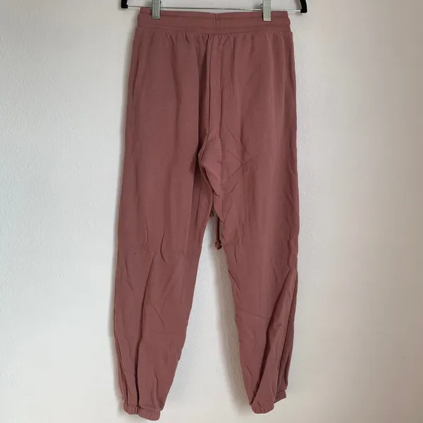 NWT Lulu's Boat House Drawstring Jogger‎ Sweatpants in Mauve Pink - Image 4