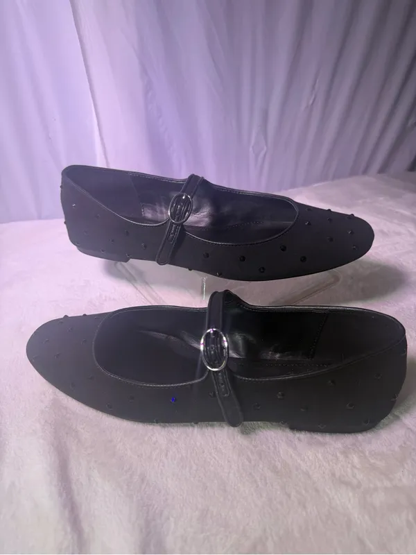 J. Crew Black Studded Mary Jane Flats - Image 2