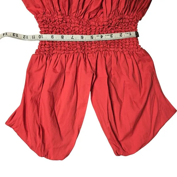Staud Jackson Midi Dress‎ in Hibiscus Size: M - Image 5