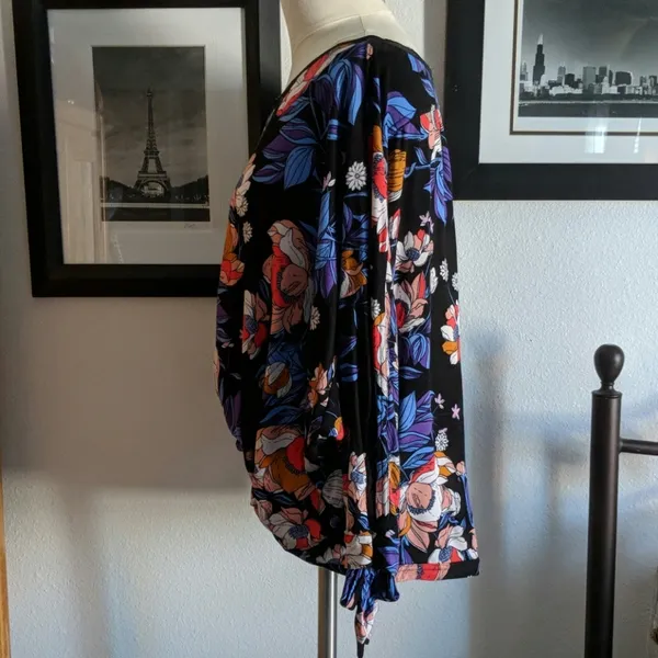 {Free People} Floral Keepin' On Top Size Small - Image 6