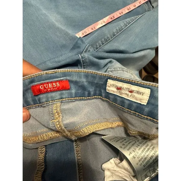 Women’s Guess Los Angeles high waist skinny Tahiana fit jeans size 30 - Image 11