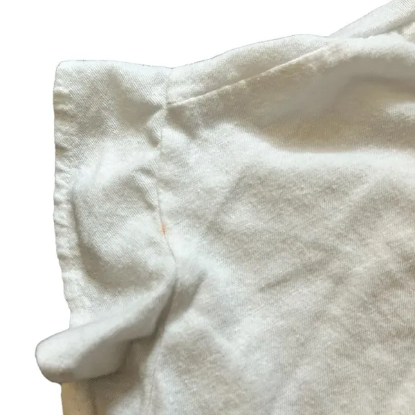 The Pants Store White Short Sleeve Drawstring Crop Top with Bows - Image 4