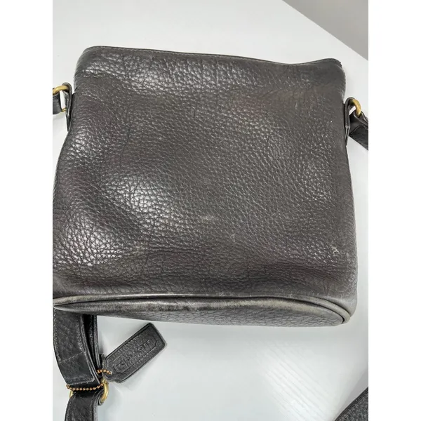 Vintage Coach Sonoma‎ Small Bucket Bag Espresso Pebbled Leather 4907 1995 - Image 13