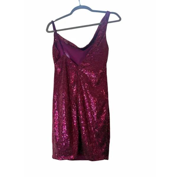 Hello Molly Pink Citadel Skies Sequin Dress - US Size 6 - Image 3