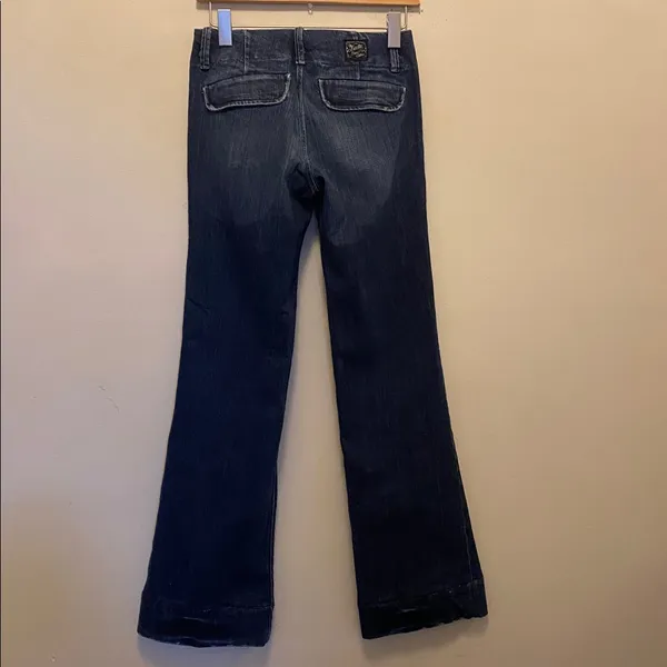 Lucky Brand Dark Blue Flare Jeans size 4 - Image 4
