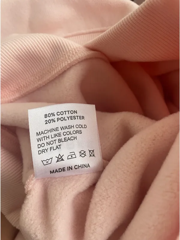 BRAND NEW Authentic Parke Hometown Varsity Mockneck Rose/Mocha Fleece Size XXL - Image 5