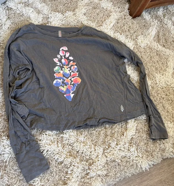 Free People Top Long Sleeve - Image 2