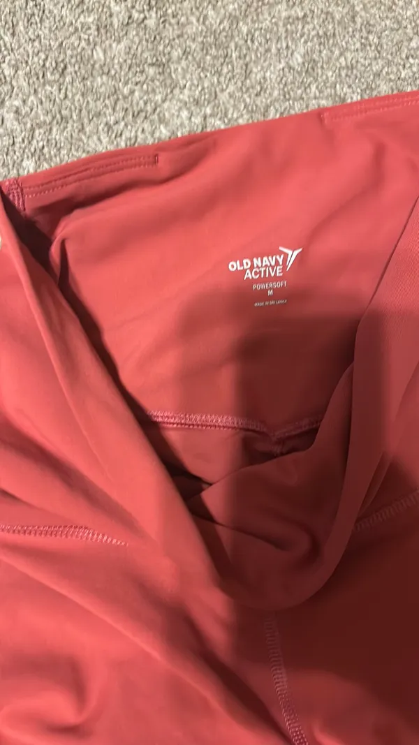 Red Leggings Size M - Image 2