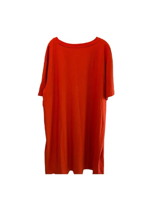 A New Day Size 3XL Pull Over Casual Short Sleeve Tunic T-Shirt Orange - Image 3