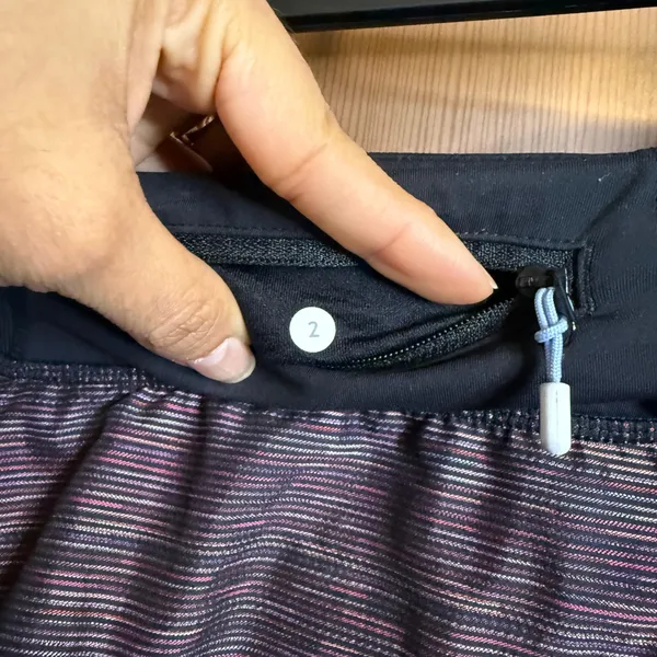 Lululemon Run For All Skirt sz 2 Space Dye Black - Image 13