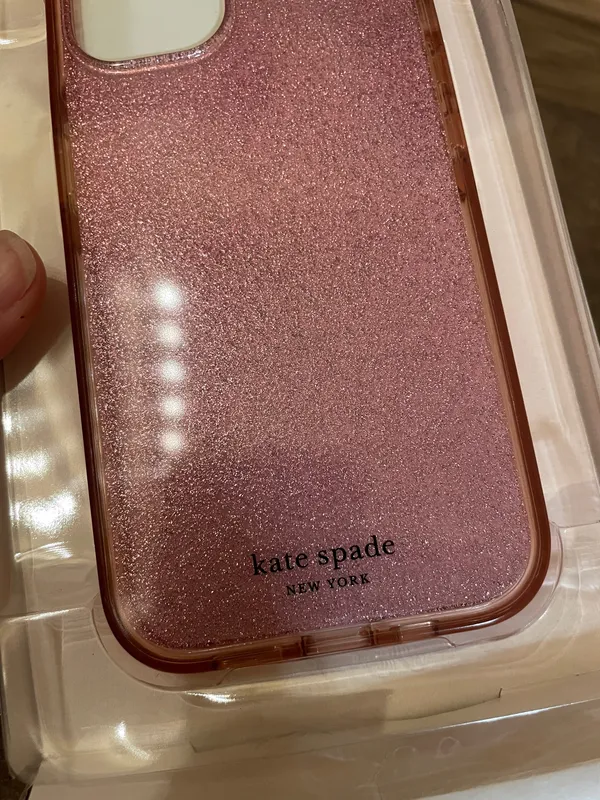 Kate Spade New York Defensive Case with MagSafe Pink Glitter 6.1” iPhone 13 Pro - Image 4