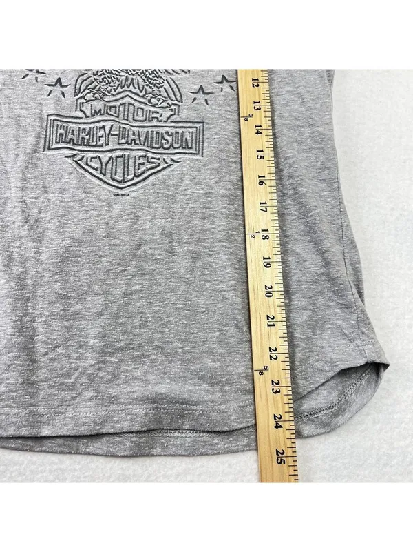 Harley Davidson Graphic T Shirt Large Killer Creek Roswell Ga Short Sleeve Women - Image 7