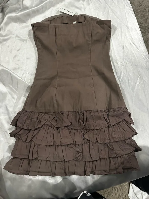 Brown PacSun Mini Dress - Image 2