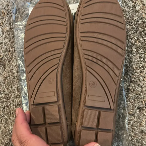 New Women’s Brand New Brown Microsuede Slip On Moccasins Sz 9 - Image 6