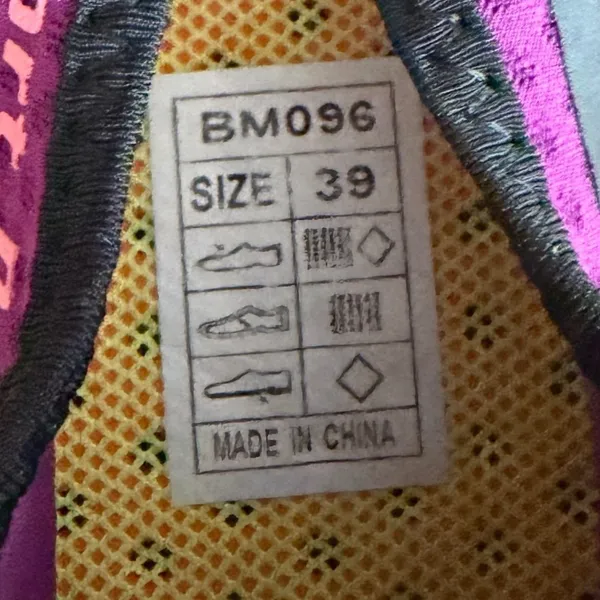 Sport.D Women Purple Water Shoes Aqua Socks Beach Swim BM096 Size 39 - Image 5