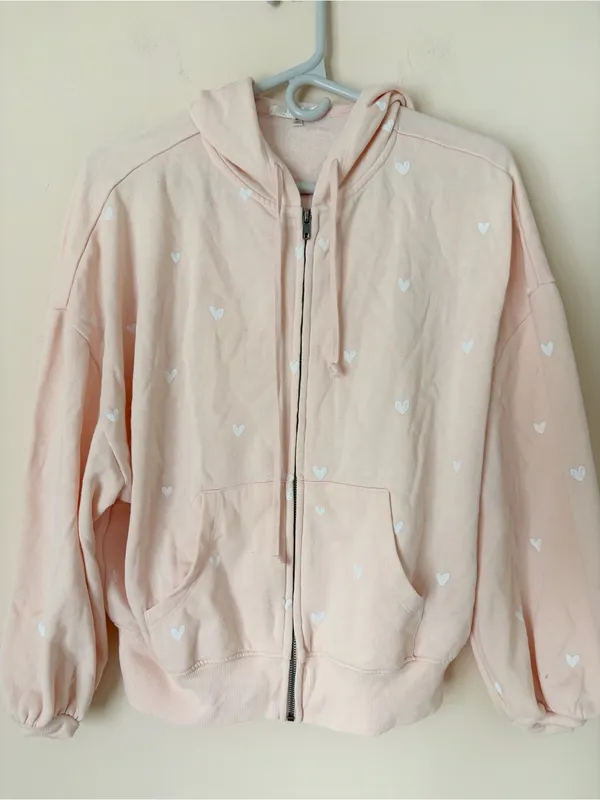 Z Supply Hearts Full hoodie sweatshirt - Image 2