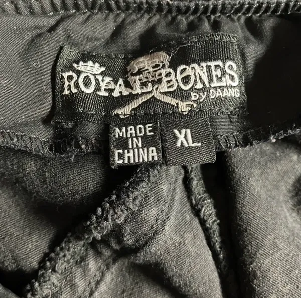 Royal Bones by Daang Goodman Splatter Halter Corset Doll's Kill EUC Size XL - Image 3