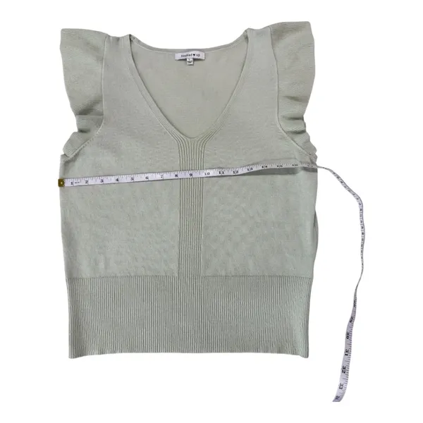 Hooked Up Saige‎ Green Knit Top - Image 4