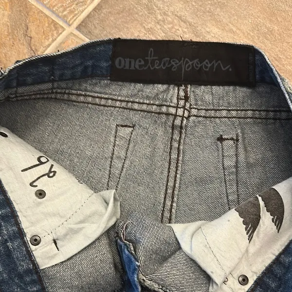 One teaspoon shorts distressed denim 26 - Image 5