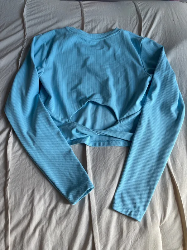Light Blue All In Motion Athletic Long Sleeve - Image 2
