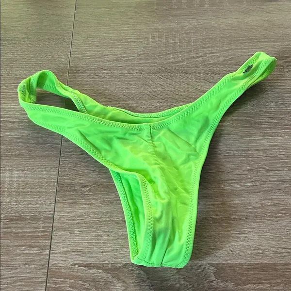 White Fox Boutique Lime Bikini Bottom - Image 3